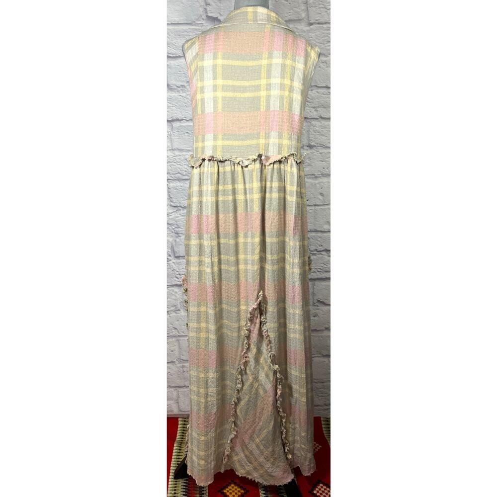 Free People "Kirby Plaid Ruffles" Dress - Picture 4 of 9